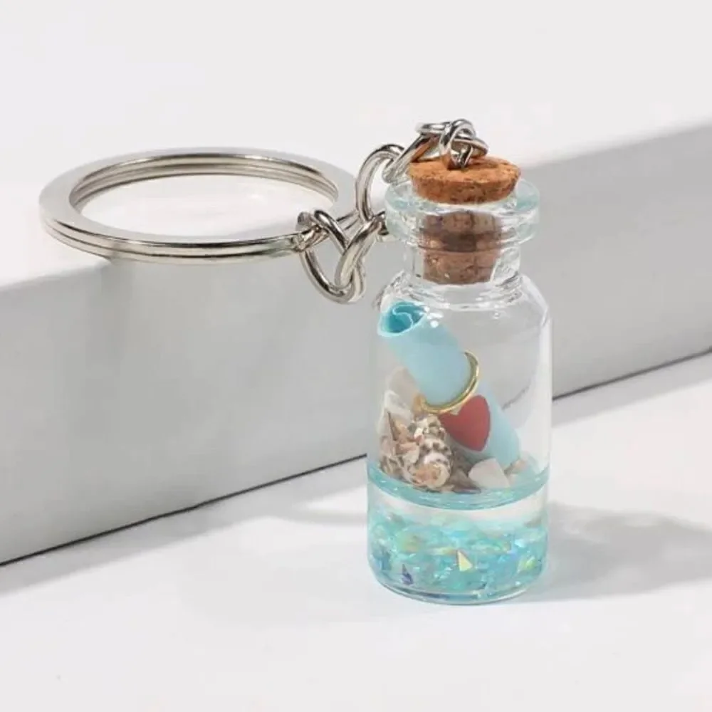Message in a Bottle Keychain